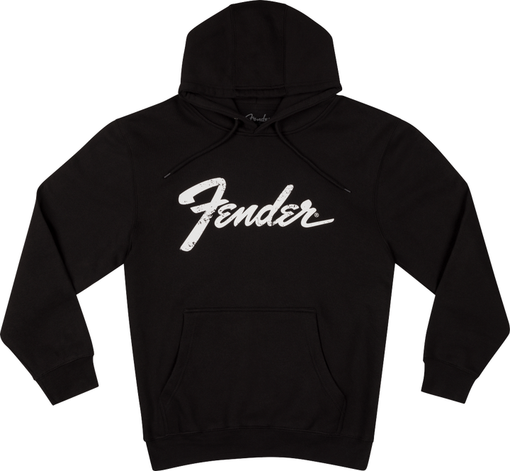 Fender Logo Date Back Hoodie, Black