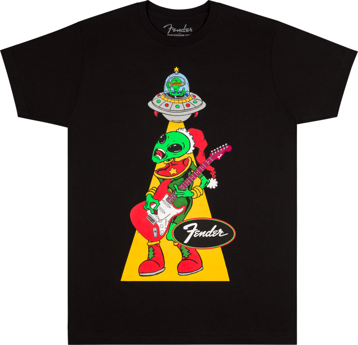 Fender Ugly Christmas T-Shirt, Alien