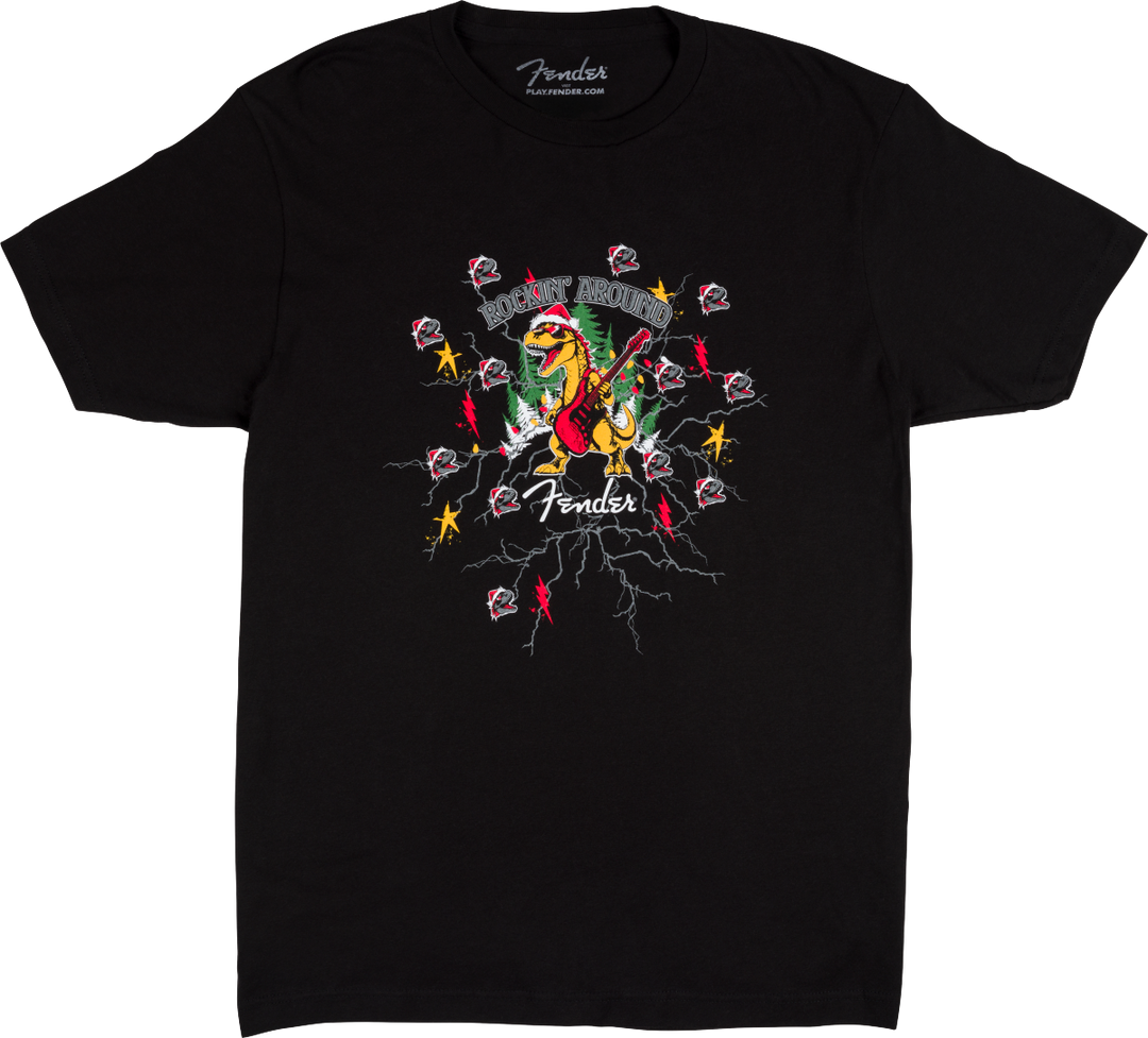 Fender Ugly Christmas T-Shirt, Black