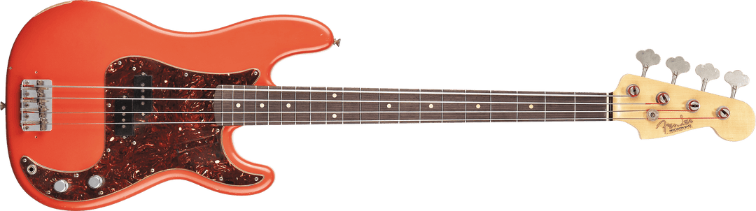 Fender Custom Shop Pino Palladino Signature Precision Bass, Rosewood Fingerboard, Fiesta Red over Desert Sand