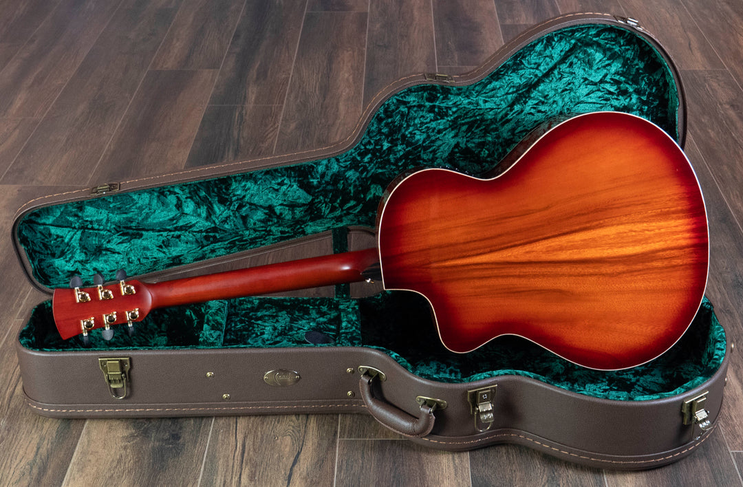 Faith Blood Moon Burst Neptune Electro-Acoustic, All Solid Indonesian Trembesi