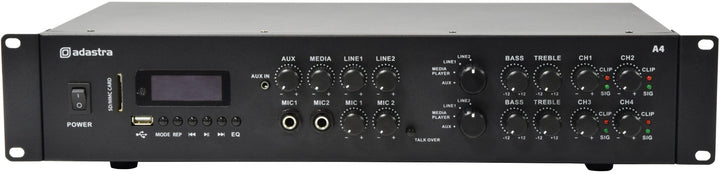 Adastra A4 Dual Stereo PA Amplifier