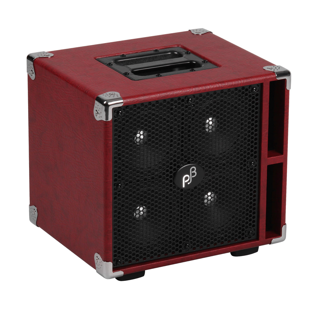Phil Jones Bass C4 Bass Amp Cabinet, 4 x 5", Red