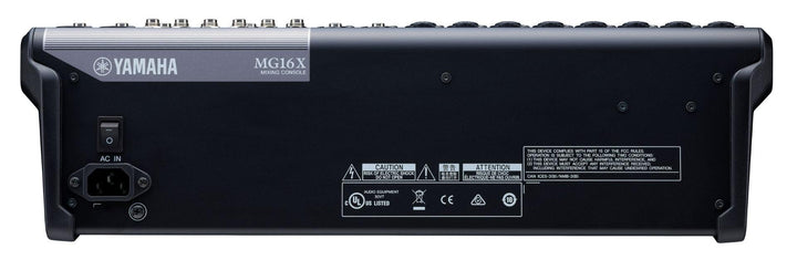 Yamaha MG16X 16-Channel Analogue Mixing Console with Built-In SPX Effects