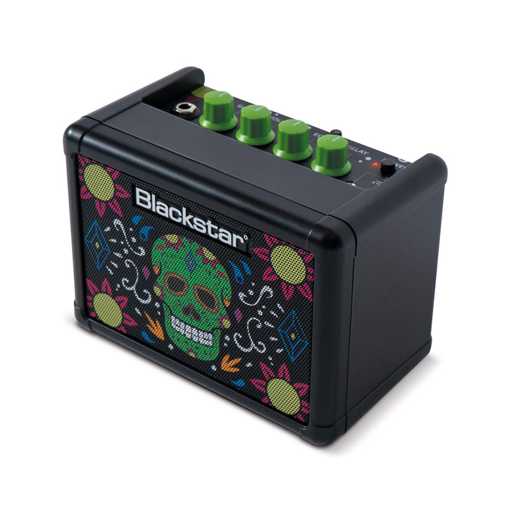 Blackstar Fly 3 3W Battery Powerable Guitar Amp Combo, Sugar Skull 3