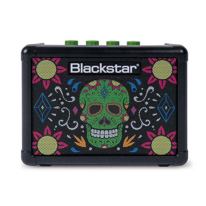 Combo de amplificador de guitarra Blackstar Fly 3 de 3 W alimentado por batería, Sugar Skull 3