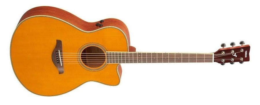 Guitare transacoustique Yamaha FSC-TA, teinte vintage