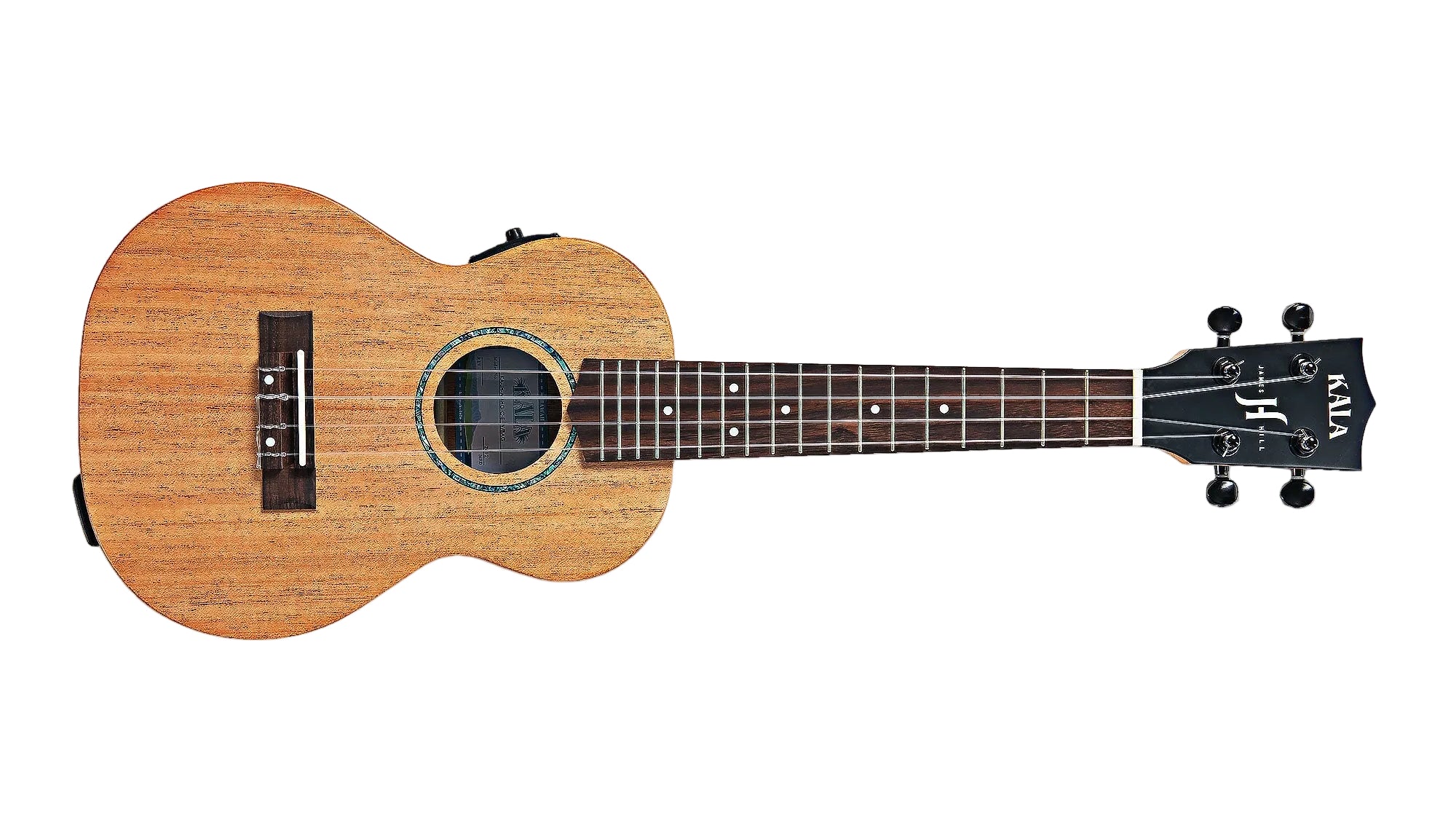 Kala James Hill Signature All Solid Mahogany Concert Electro Ukulele ...
