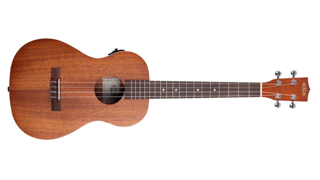 Kala KA-B Satin Mahogany Baritone Electro Ukulele, Natural