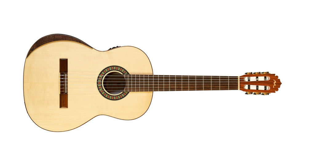 Manuel Rodriguez EX-SS-EA Electro-Acoustic Classical, Exotica Spruce/Santos Natural