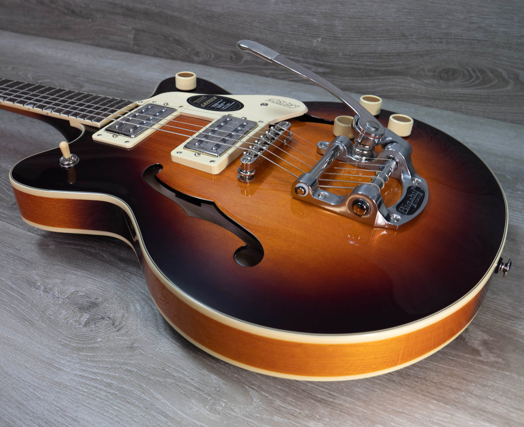 Gretsch G2655T Streamliner Center Block Jr. Double-Cut with Bigsby, Laurel Fingerboard, Forge Glow