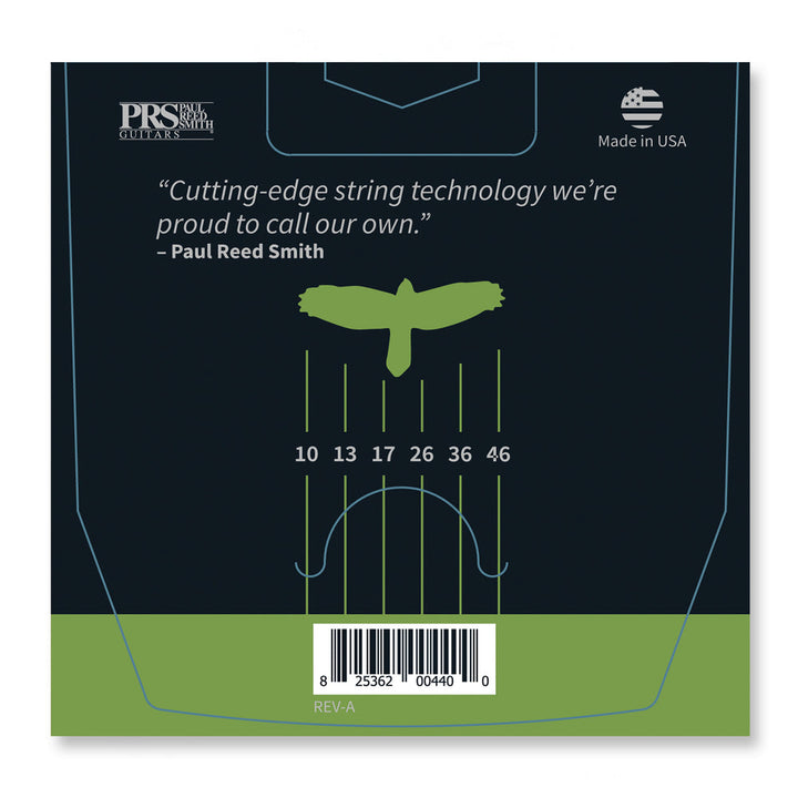 PRS Signature Regular Light Guitar Strings, .010-.046