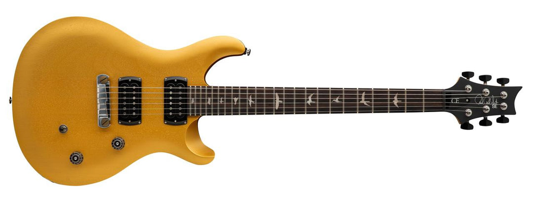 PRS SE CE24 Standard Stoptail Satin, Metallic Gold