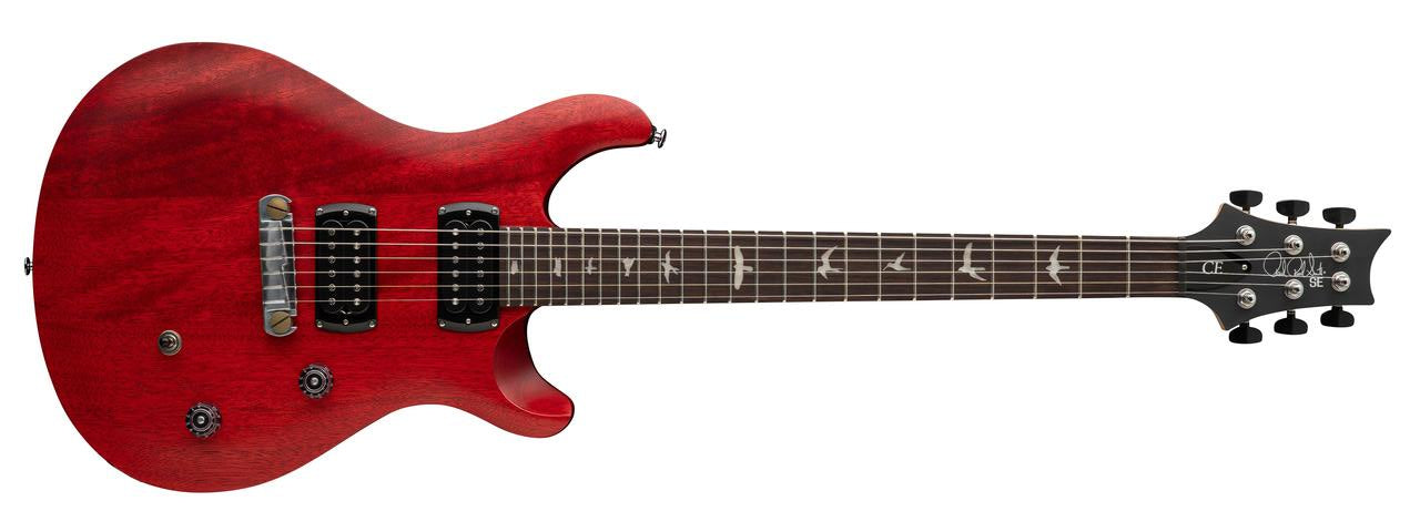 PRS SE CE24 Standard Stoptail Satin, Vintage Cherry – A Strings