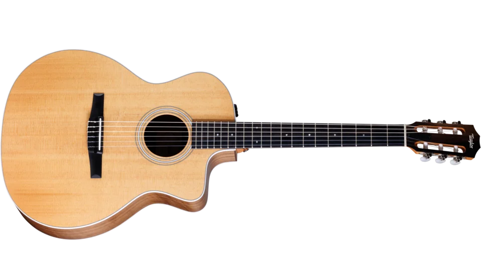 Taylor 214ce-N Nylon Grand Auditorium Acoustic-Electric Guitar