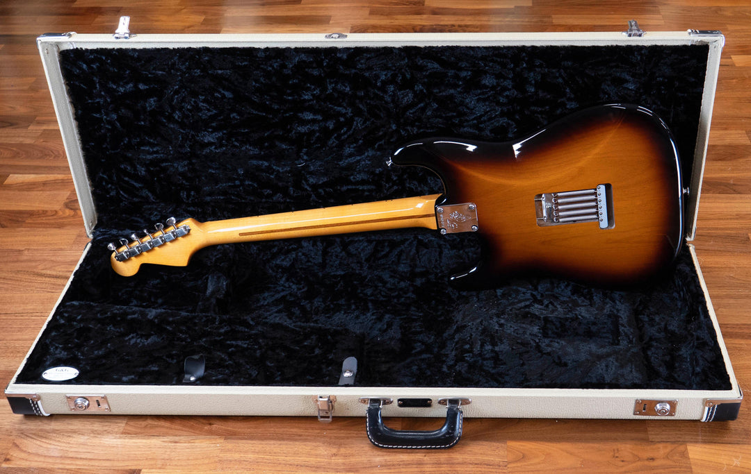 Pre-Owned Fender Eric Johnson Stratocaster Maple Fretboard, Two Tone Sunburst