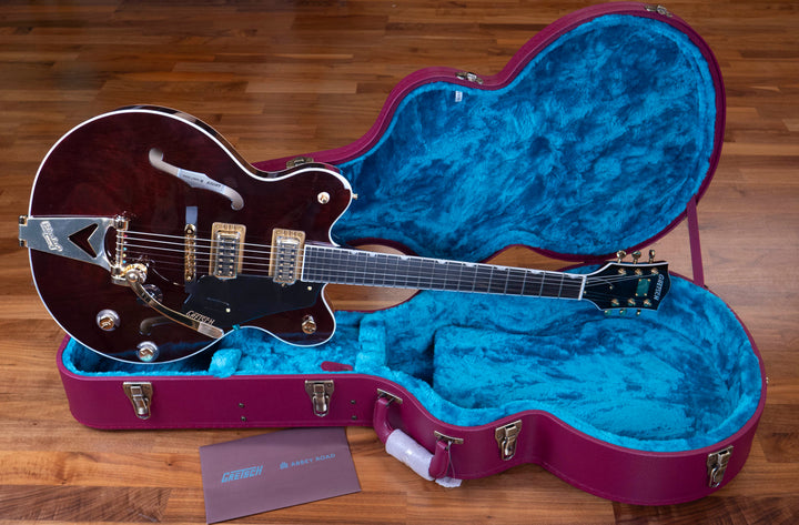 Gretsch Limited Edition Abbey Road Studiomatic Hollow Body with Bigsby and Gold Hardware, Ebony Fingerboard, Classic Walnut Stain