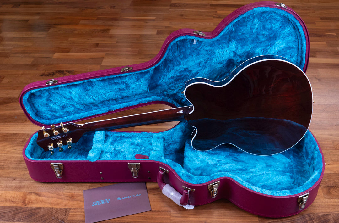 Gretsch Limited Edition Abbey Road Studiomatic Hollow Body with Bigsby and Gold Hardware, Ebony Fingerboard, Classic Walnut Stain