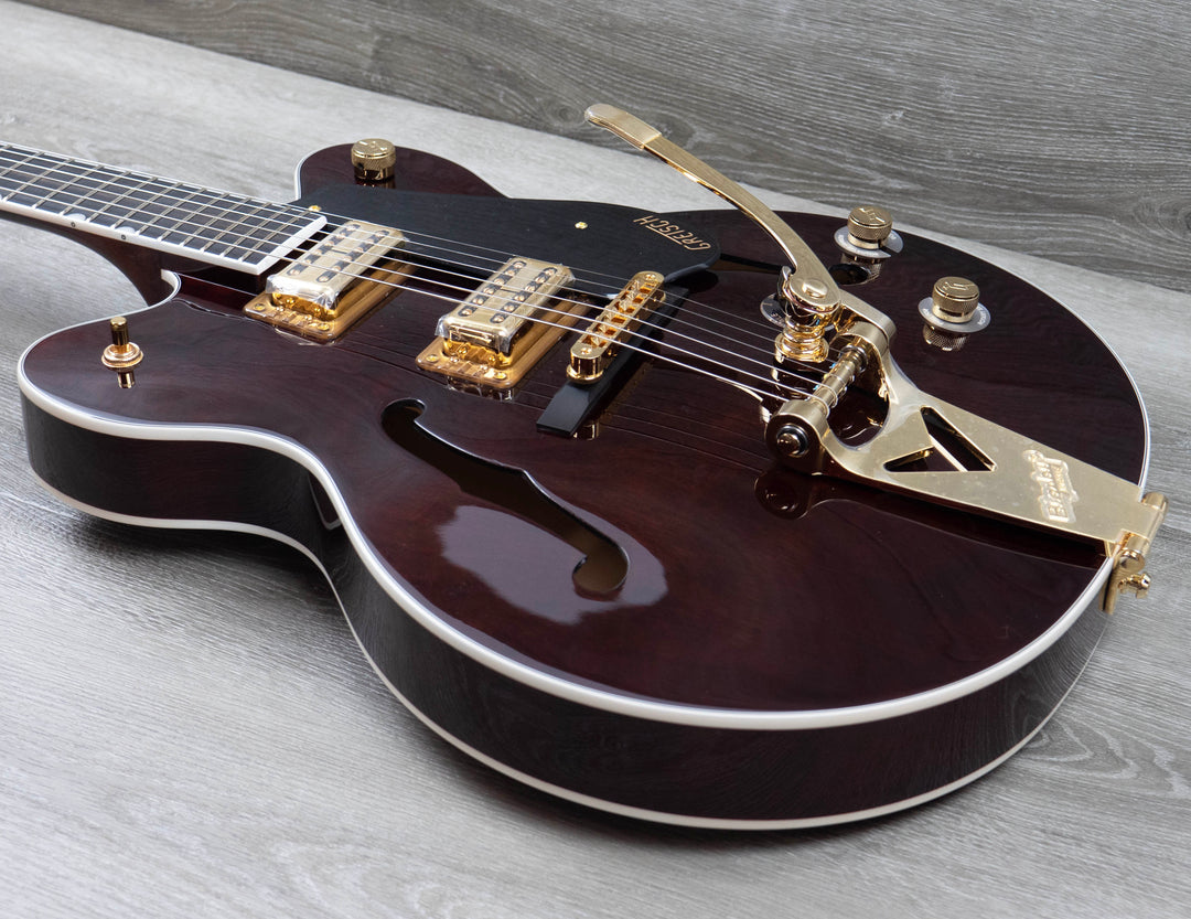 Gretsch Limited Edition Abbey Road Studiomatic Hollow Body with Bigsby and Gold Hardware, Ebony Fingerboard, Classic Walnut Stain