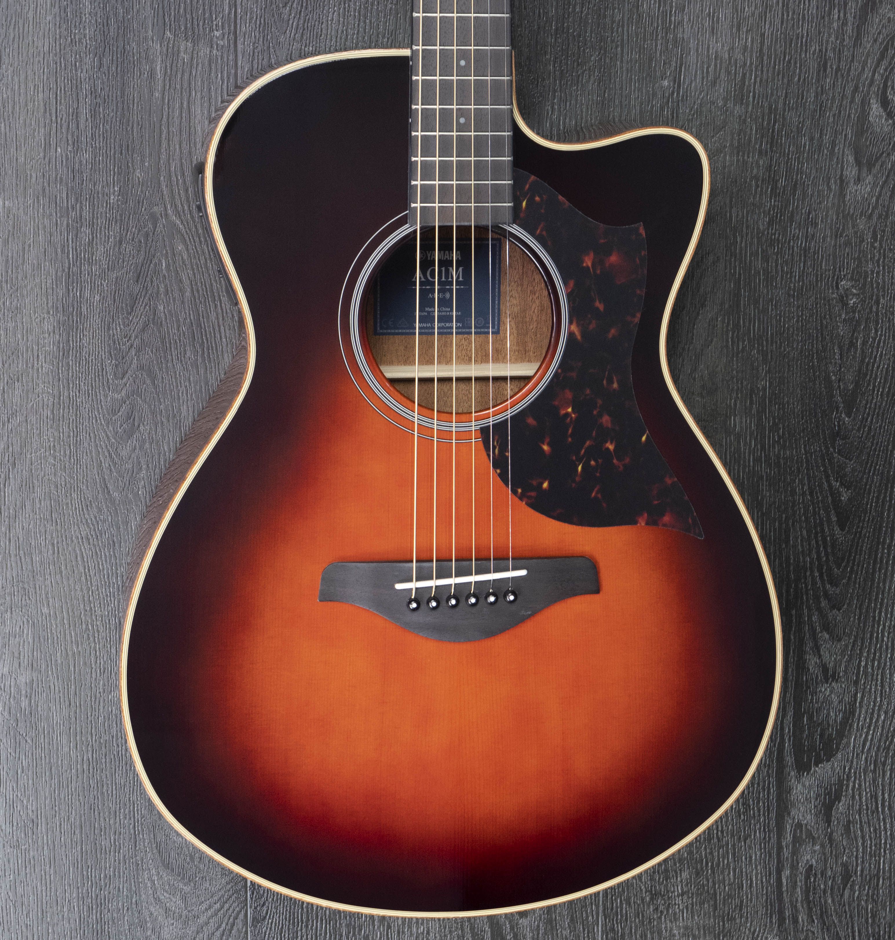 Yamaha AC1M Concert Body Cutaway Solid-Top Acoustic-Electric