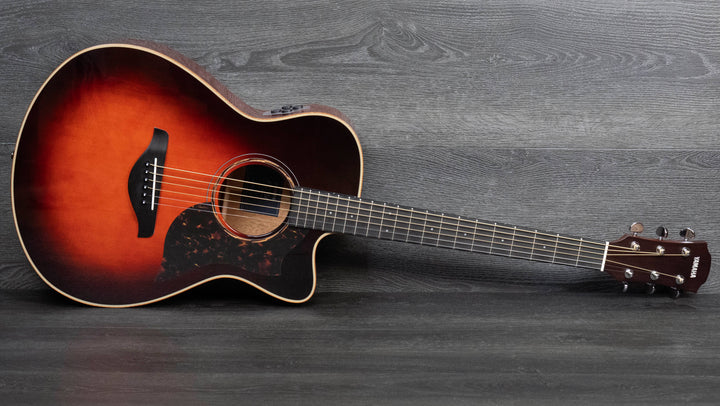 Yamaha AC3M ARE Electro-Acoustic Guitar, Tobacco Brown Sunburst