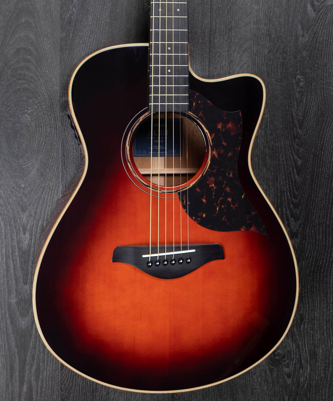 Yamaha AC3M ARE Electro-Acoustic Guitar, Tobacco Brown Sunburst