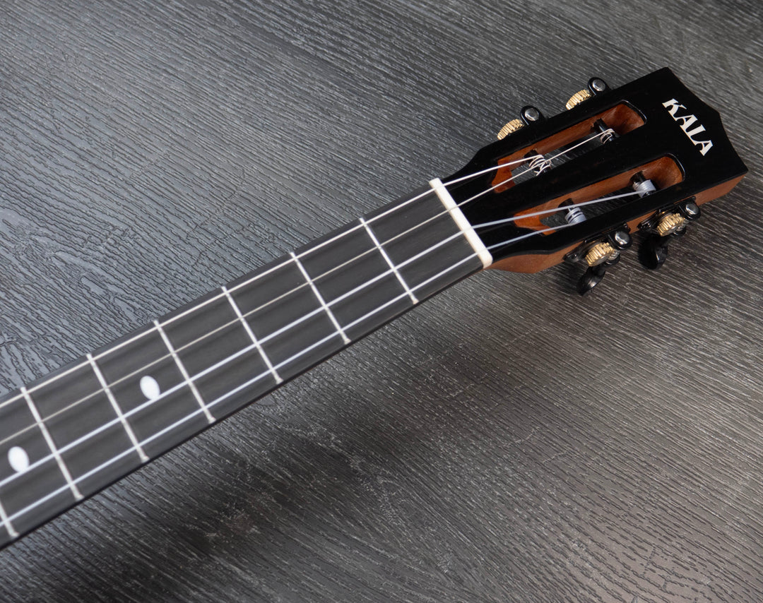 Kala Contour All Solid Gloss Acacia Baritone Ukulele w/ Bag