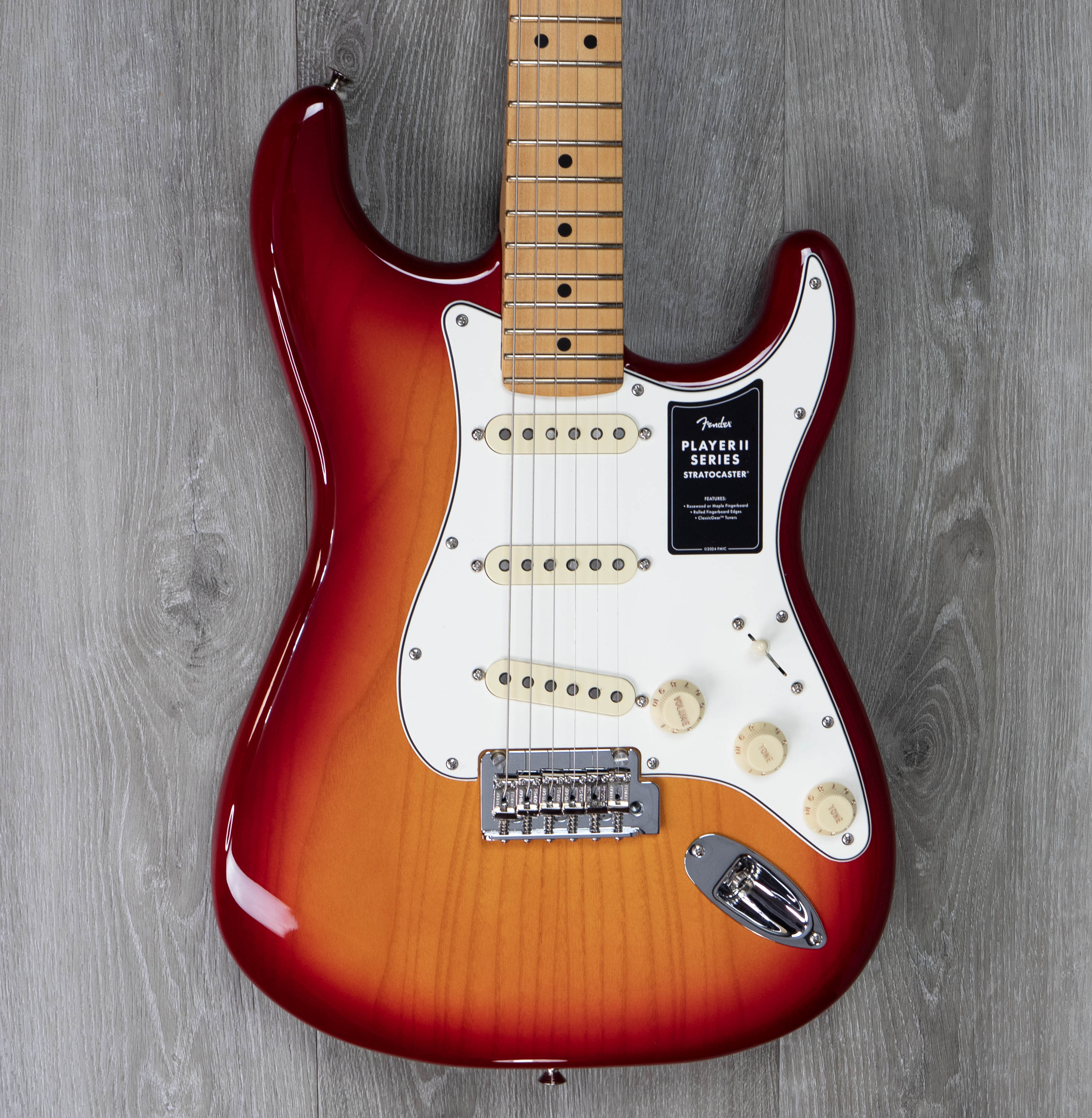 Fender Player II Stratocaster, Maple Fingerboard, Aged Cherry