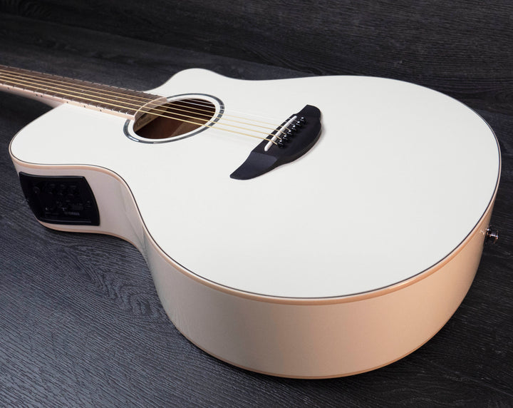 Yamaha APX600 Electro-Acoustic Guitar, Vintage White