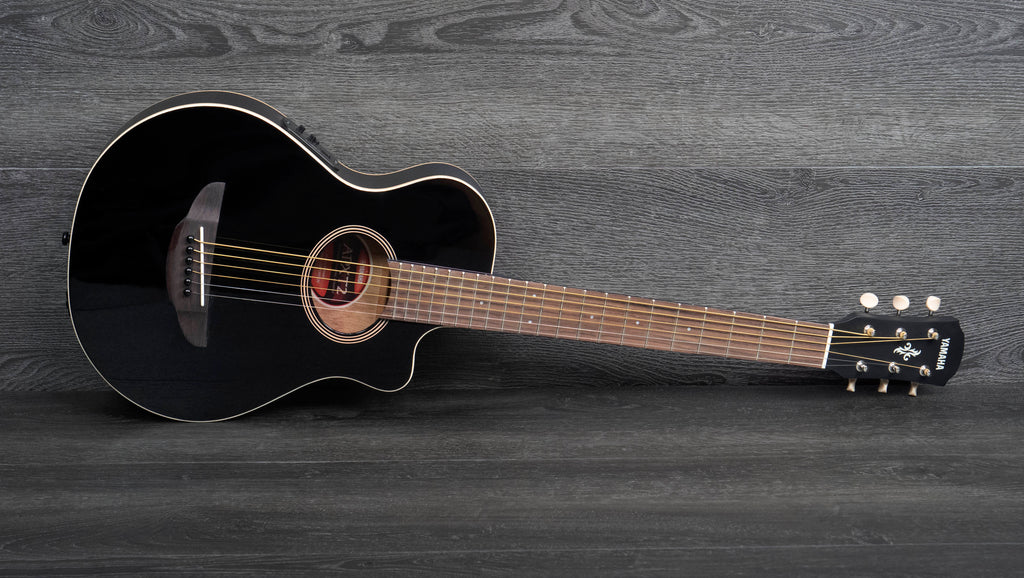 Yamaha APXT2 Electro-Acoustic Travel Guitar, Black – A Strings