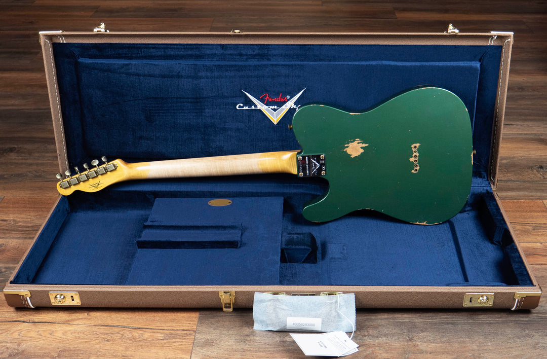 Fender Custom Shop Limited Edition 1960 Telecaster Relic, Aged Sherwood Green Metallic