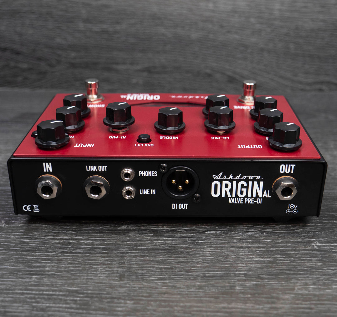 Pedal preamplificador de bajo Ashdown OriginAL Valve Pre-DI