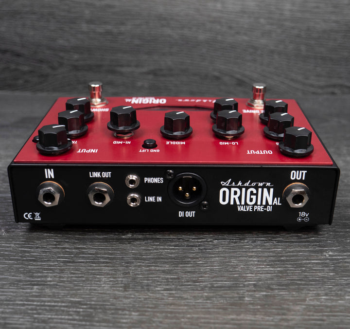 Pedal preamplificador de bajo Ashdown OriginAL Valve Pre-DI
