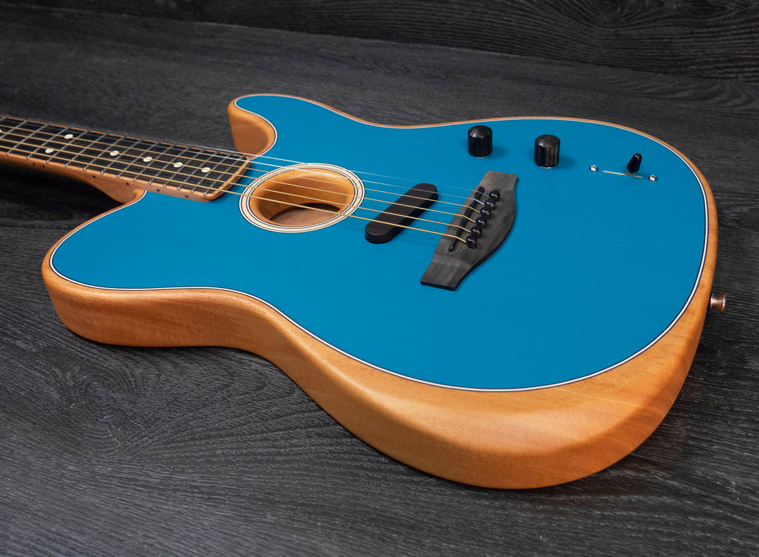 Fender Limited Edition American Acoustasonic Telecaster, Channel-Bound Neck, Ocean Turquoise