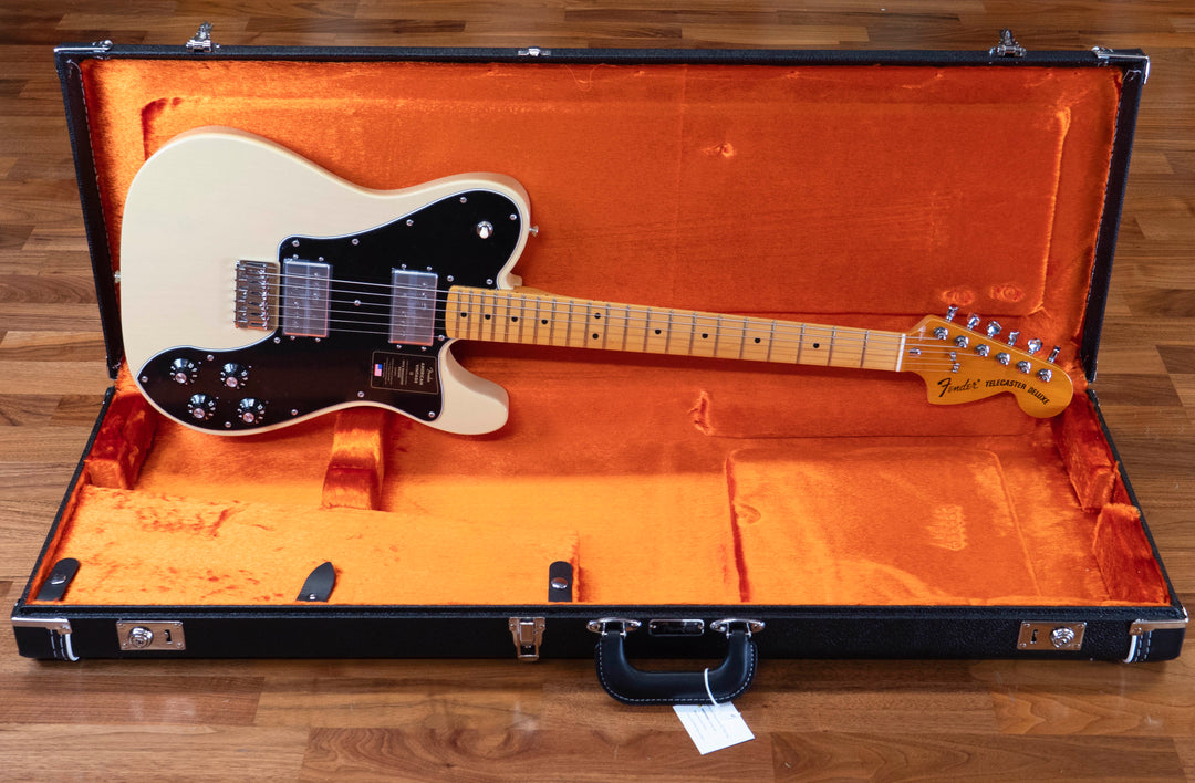 Fender American Vintage II 1975 Telecaster Deluxe, Maple Fingerboard, Vintage Blonde
