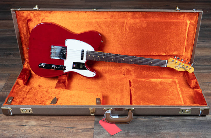 Fender American Vintage II 1963 Telecaster, Rosewood Fingerboard, Crimson Red Transparent