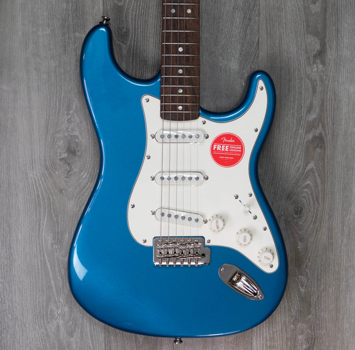 Squier Classic Vibe 60s Stratocaster, diapasón de laurel, azul Lake Placid