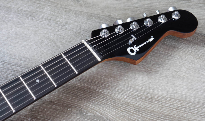 Charvel Pro-Mod Plus DK24 HH 2PT EB QM, Ebony Fingerboard - Midnight Ocean