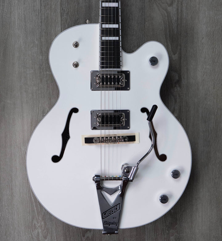 Gretsch G7593-BD Billy Duffy Signature Falcon with Bigsby, Ebony Fingerboard, White