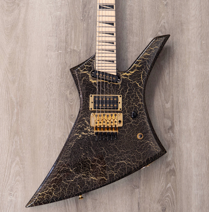 Jackson Pro Plus Series Signature Brandon Ellis Kelly KE27, Maple Fingerboard, Gold Crackle
