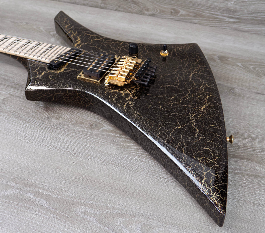 Jackson Pro Plus Series Signature Brandon Ellis Kelly KE27, Maple Fingerboard, Gold Crackle