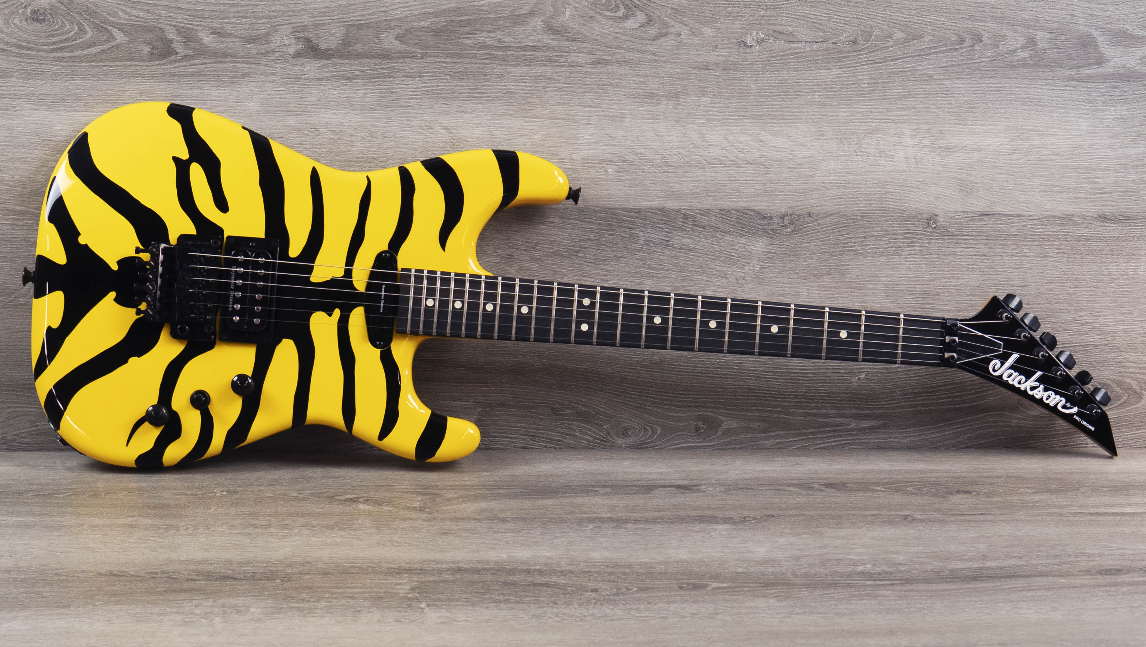 Jackson Pro Origins 1985 Limited Edition San Dimas SD1 HH FR, Ebony Fi ...