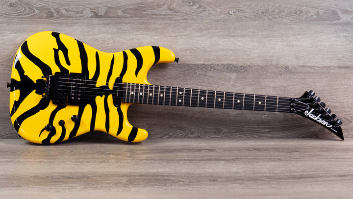 Jackson Pro Origins 1985 Limited Edition San Dimas SD1 HH FR, Ebony Fingerboard, Yellow Bengal