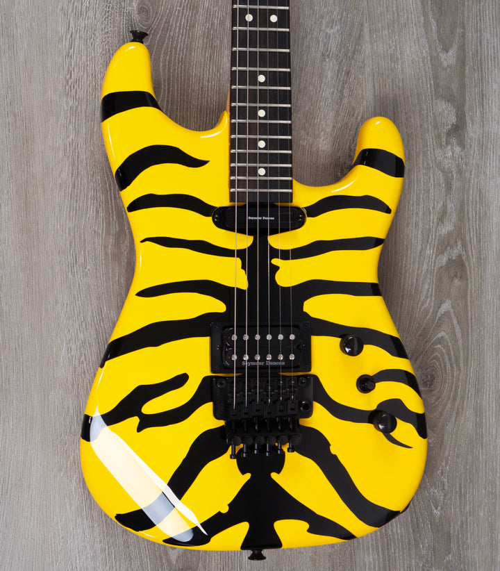 Jackson Pro Origins 1985 Limited Edition San Dimas SD1 HH FR, Ebony Fingerboard, Yellow Bengal