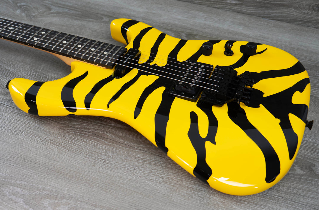 Jackson Pro Origins 1985 Limited Edition San Dimas SD1 HH FR, Ebony Fingerboard, Yellow Bengal