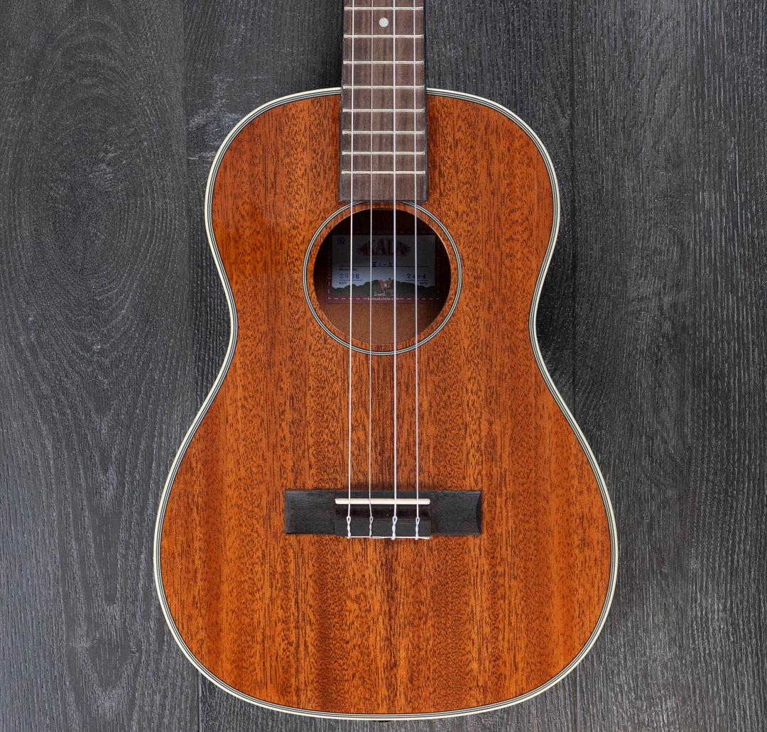 Kala KA-BG Gloss Mahogany Baritone Ukulele, Natural