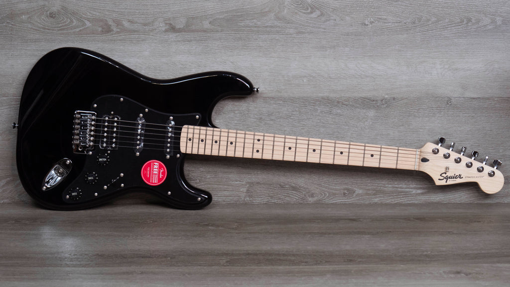 Squier Sonic Stratocaster HSS, Maple Fingerboard, Black