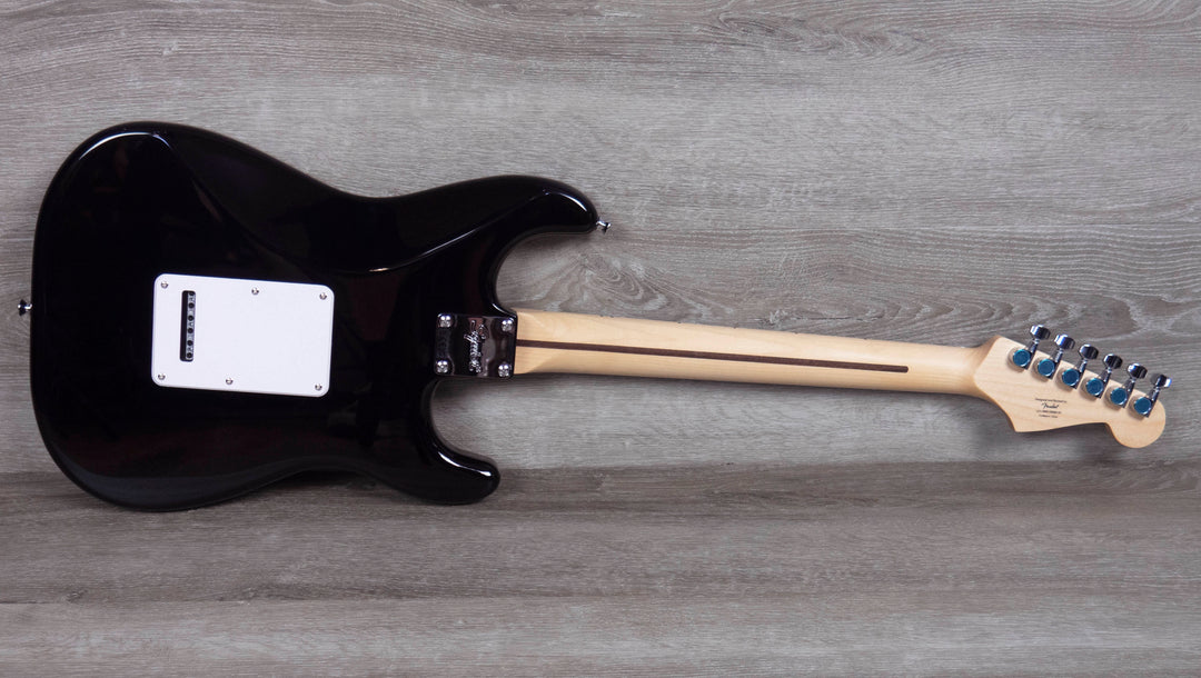 Squier Sonic Stratocaster para zurdos, diapasón de laurel, color negro