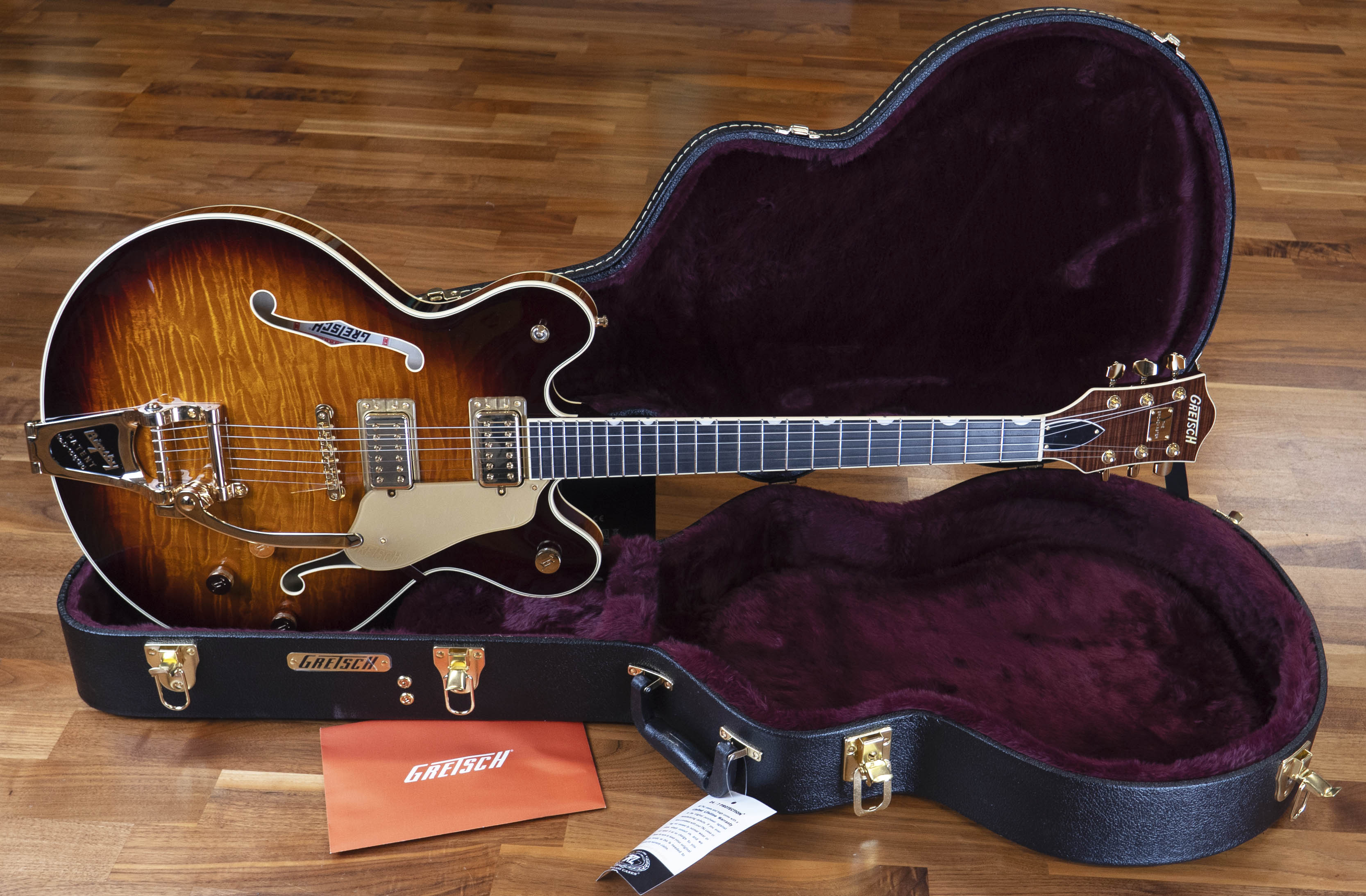Gretsch Professional Broadkaster LX Figured Center Block with