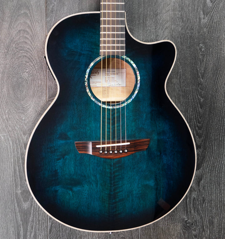 Faith Blue Moon Burst Venus Electro-Acoustic, All Solid Java Mango